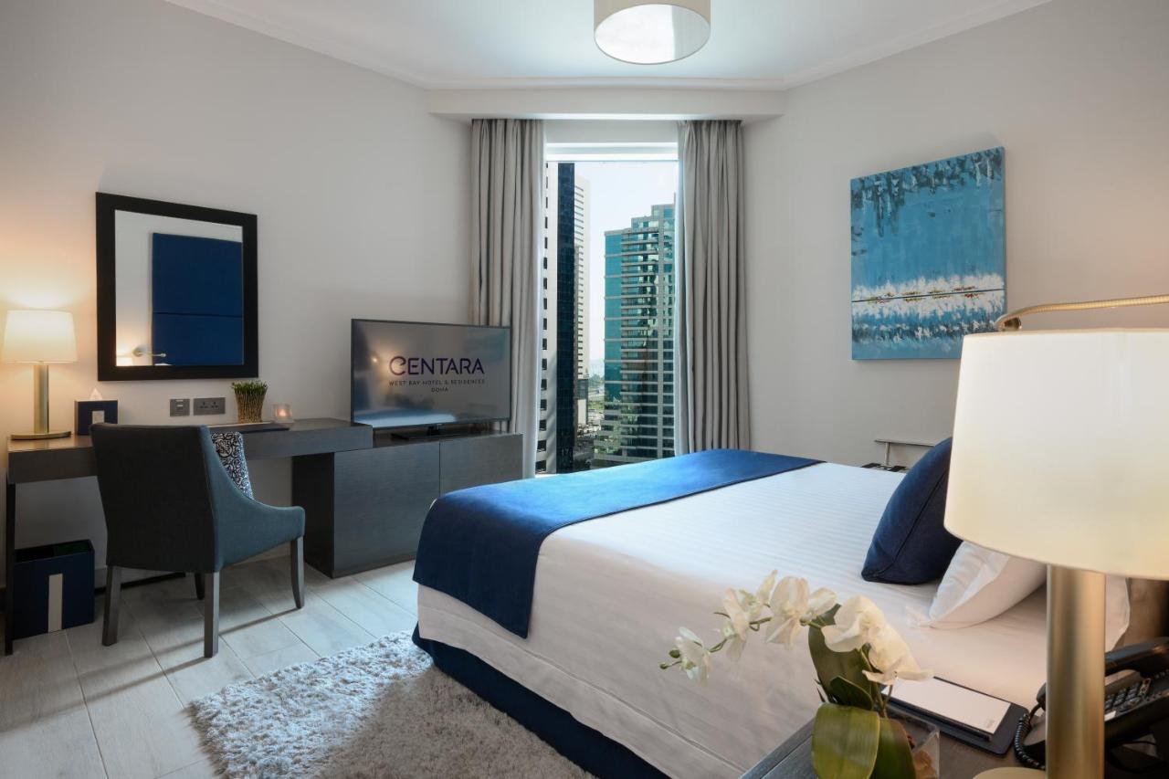 Centara West Bay Hotel & Residences Doha Ngoại thất bức ảnh A bedroom at the hotel